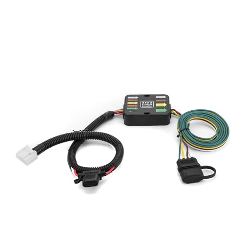 Image of Wsays 4-Pin Trailer Wiring Harness Compatible with Honda Pilot 2023-2025