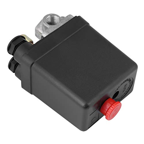 Air Compressor Pressure Control Switch for Air Compressor Pump Control Valve 4 Port Air Compressor Pressure Switch Control Valve Regulator for Fast Pressure Reduction 90-120PSI