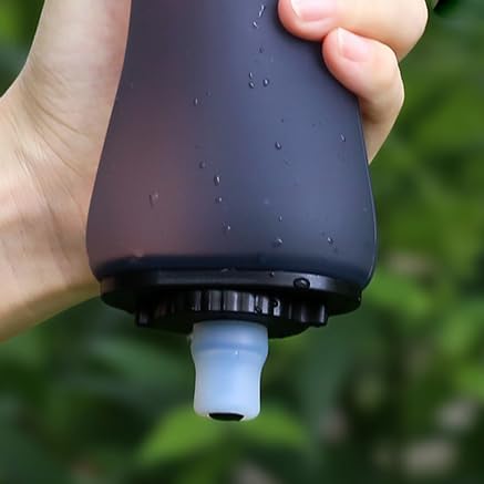Silikon Faltbare Tragbare Lauf-Trinkflasche Weiche Zusammenklappbare Wasserflasche Ultra Light