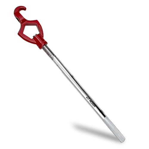N NOAH Adjustable Fire Hydrant Wrench Adjustable Capacity up to 2 for Pentagonal Bolt Multifunctional Hydrant Wrench of 20 length for Tightening and Loosing Fire Hydrant Nuts Valves Water Pipes