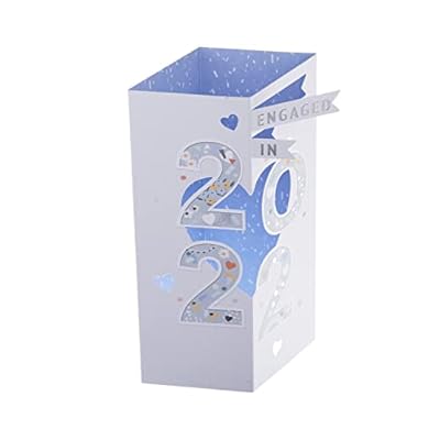 Hallmark Tarjeta de felicitación de compromiso, diseño clásico troquelado 3D | Ya disponible en tu tienda friki favorita! En mundofriki.es!