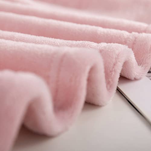 Image of NANPIPER Baby Blankets, Super Soft Fleece Fuzzy Blanket for Toddler, Luxury Cozy Lightweight Microfiber Plush Blanket-Throw Size 30 inchx40 inch,Pink