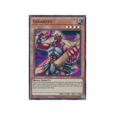 Yugioh Gigantes - GFTP-EN074 - Ultra Rare - 1st Edition India | Ubuy