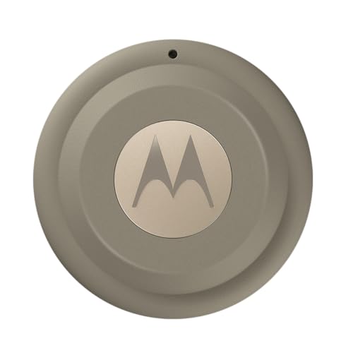 Moto Tag 2 - Rastreador Motorola Bluetooth, UWB, compativel com Android (app Localizador Google), IP68-1 unidade - Bege - 1 unidade