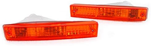 DEPO JDM Style Amber Bumper Signal Lights FIT FOR 1990-1991 Honda Civic SI/LX/EX/DX