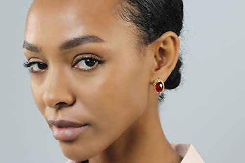 Boucles d'oreilles de pierre de naissance en cadeau pour dames - 2