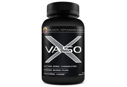 Black Dragon Labs Vaso-X: Vasodilator Composed of Vaso-6 Plus Norvaline, Rutaecarpine, 5-MTHF