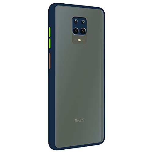 Image of Back Cover for Mobile (Silicon, TPU+Plastic Smoke Case-Blue)