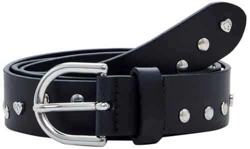 BELT_HEART STUDS, 2000 BLACK, 95