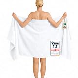 Komfortec Drap de Bain 100x200 cm, 100% Coton