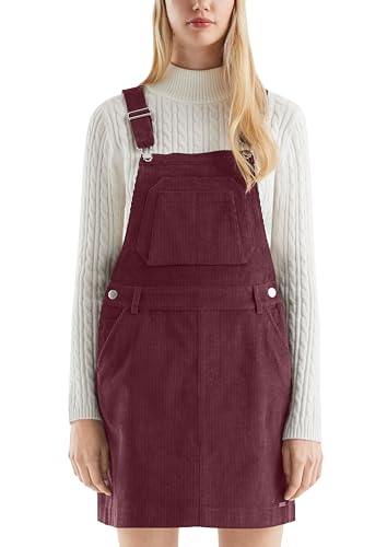 QS Mini-Latzkleid aus Cord