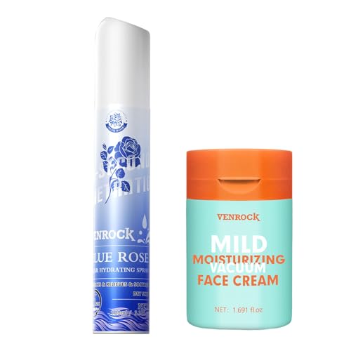 Venrock Barrier Repair Face Moisturizer & Rosewater Hydrating Spray Bundle – Ideal for Sensitive Skin, Daily Moisturizing & Soothing Skincare Routine Kit image 2
