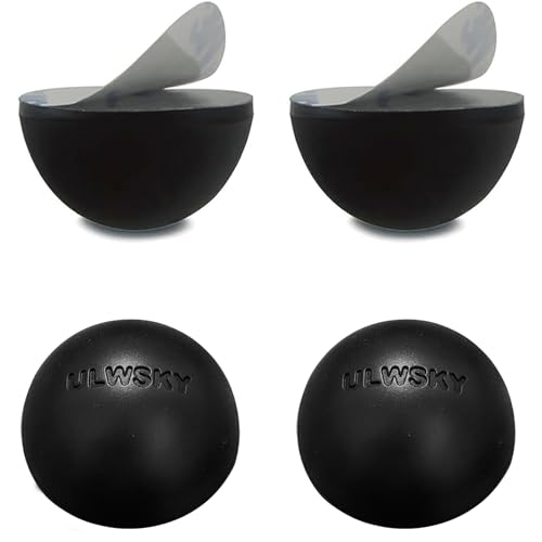 1.25" Silicone Hemisphere Bumpers Isolation Feet, 4Pack Non Skid Speaker Isolation Pads,for Small Speaker Spikes,Turntable Isolation,Subwoofer,Record Player Sound Dampening&Anti Vibration