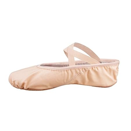 Bezioner Ballettschuhe Ballettschläppchen Tanzschuhe Geteilte Ledersohle für Kinder und Erwachsene
