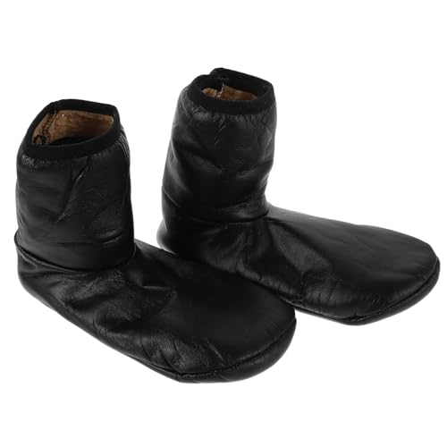 Beavorty Fleece Socks for Men Warm Weatherproof Socks Waterproof Pu Outdoor Adventure Comfortable