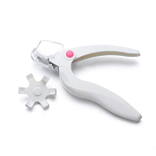 Nail Art Cuticle Clipper Cutter False Nail Tips French Manicure Tool - False Nail Tip Cutter Nails Edge Trimmer White