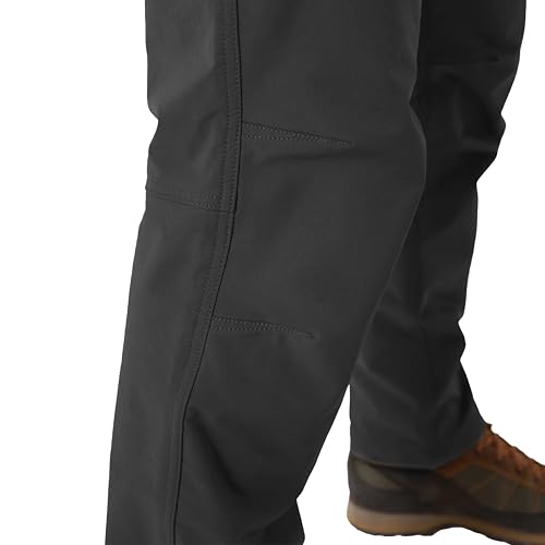 Image of Men's Work Suit Insulated Softshell Jacket & Bib Pants Set - Breathable Water-Resistant Coat with 4-Way Stretch