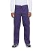 Cherokee Workwear Scrubs Unisex Cargo Pant, Grape, Medium