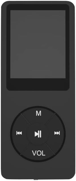 Reproductor MP3 con tarjeta TF de 32 GB, altavoz HD integrado, reproductor de música portátil de alta fidelidad con videograbadora de vozradio FM,