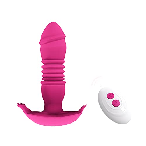 TYDAY Anal Vibrator Prostata Stimulator Analplug, 7 Vibrationsmodi+5 Stoßfunktion Vibratoren Butt Plug Sexspielzeug mit Fernbedienung für Männer Frauen Elektronischer Silikon Analplug (Schwarz)