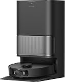 Dreame L40 Ultra AE Robot Aspirateur, 19 000 Pa Puissance d'aspiration, Vidange automatique et auto-nettoyage, Aspirateur et vadrouille, noir