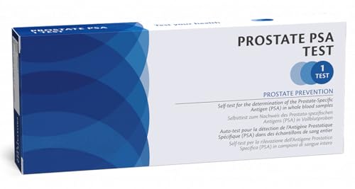 Prostata Heimtest 1 Stück I PSA Test für zuhause I Früherkennung von Prostataerkrankungen I Prostata-Vorsorgetest I Männergesundheit ab 50 Jahren