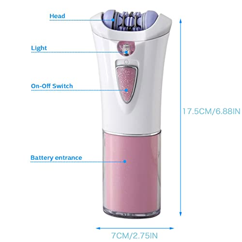 Glabrousskin Hair Remover For Face - Glabrousskin Epilator For Women, Glamorous Skin Wireless Epilator, Glabrousskin Epilator Facial Hair Removal, Legs Bikini Hair Removal Device (2Pcs) #TOP5