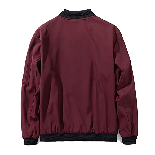 URBANFIND Men's Slim Fit Lightweight Sportswear Jacket Casual Bomber Jacket