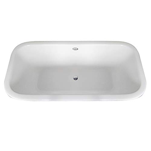 Kingston Brass Vctqnd6732Nlw Aqua Eden Clawfoot Tub, White #TOP2