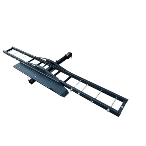 Porta motocicleta de acero resistente para enganche de 2" - Rampa de carga inclinable y bloqueable para Ford Ranger 1998-2006