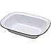 Ibili Naczynie do zapiekania Blanca, prostokątne, stalowe, białe/niebieskie, 20 x 14 x 5 cm