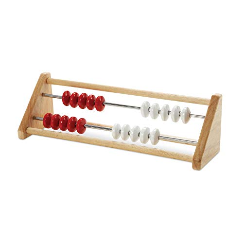 Image of hand2mind 20-Bead Wooden Rekenrek Abacus Classroom Set, Colored Abacus for Kids Math, Wooden Counting Math Manipulatives, Bead Counters for Kids Math, Homeschool Supplies (Set of 26)