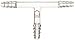 Kimble 893500-0022 Distillation Apparatus T-Shaped Tube Connector, Size 22, 10mm Tube O.D.