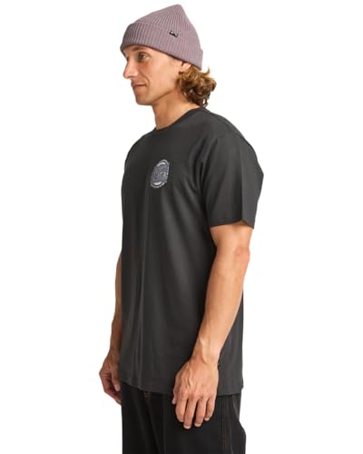 BILLABONG - Camiseta de Manga Corta con lápiz de Onda S, Color Negro