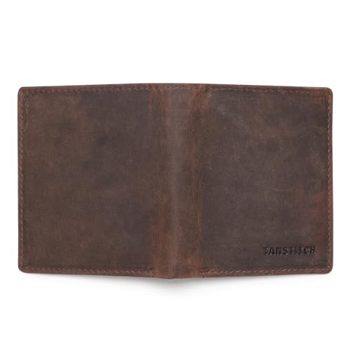Image of TANSTITCH Slim Leather Wallet || Small,Compact, Minimalist & Thin Wallet || RFID Protected || Front Pocket Carry