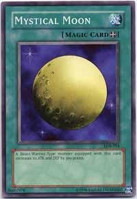 Yu-Gi-Oh! - Mystical Moon (LOB-094) - Legend of Blue Eyes White Dragon - Unlimited Edition