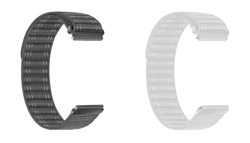 Image of ACM Watch Strap 20mm compatible with Beatxp Unbound Pro Smartwatch | Combo Pack Soft Nylon Sports Band