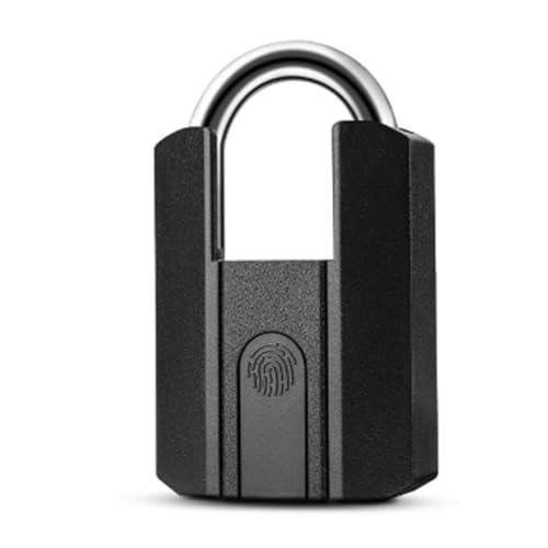 Pesfehhy Bloqueo de Dactilares con Llave de Respaldo USB Recargable/APLICACIÓN BT TTLock/Desbloqueo de Dactilares Inteligente Sin Llave IP67 A Prueba de Agua