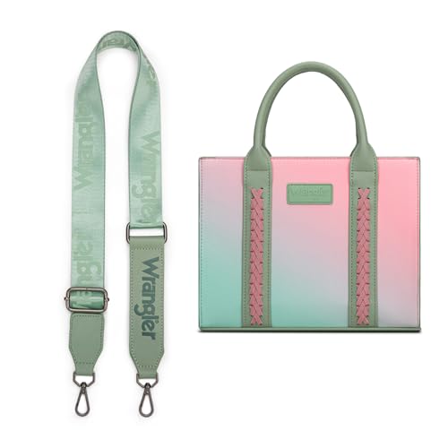 Image of Wrangler Tote Bag for Women Designer Satchel Handbags Top-handle Purses with Strap