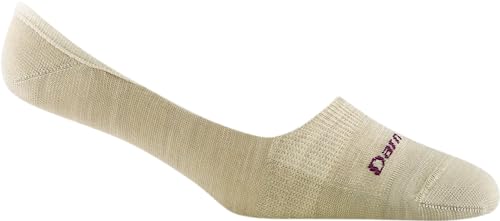Darn Tough Vermont Top Down Solid No Show Invisible Lightweight Oatmeal LG (US 10-11.5)