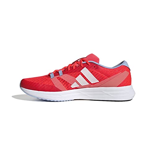 adidas Adizero RC 5 Shoes, Zapatillas para Correr Unisex Adulto, Solar Red/Cloud White/Coral Fusion, 44 2/3 EU