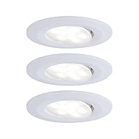 Paulmann 99927 Einbauleuchte LED Calla rund 3x6W Weiß matt schwenkbar