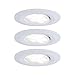 Produktbild Paulmann 99927 Einbauleuchte LED Calla rund 3x6W Weiß matt schwenkbar