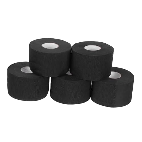 Bande de cou papier noir coiffure extensible Baluue, rouleau salon de coiffure