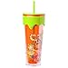 Silver Buffalo Nickelodeon ‘90s Rugrats, Hey Arnold, CatDog, Angry Beavers, Rocket Power, Aaah! Real Monsters, Rocko’s Modern Life 3D Slime Plastic Drip Tumbler, 26 Ounces