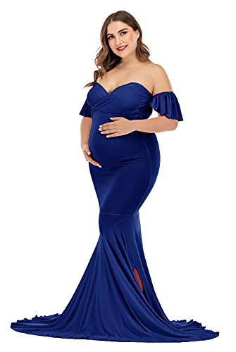 Robe de maternité pour fête prénatale chic et douce - 5