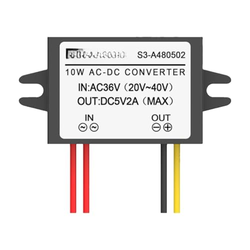 Convertisseur AC24V36V à DC5V 2A en plastique pour alimentation stable
