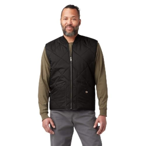 Dickies mens Diamond Quilted Vest