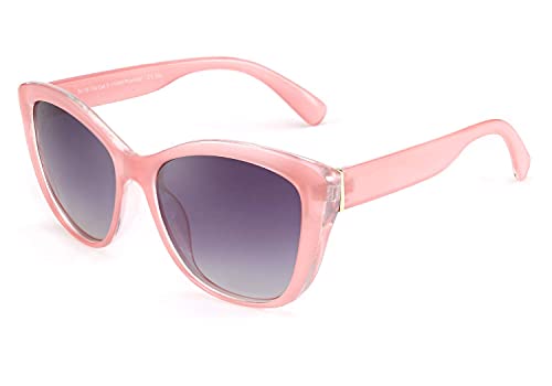 FEISEDY Polarized Sunglasses Womens, Vintage Square Cat Eye Sunglasses Mens B2451