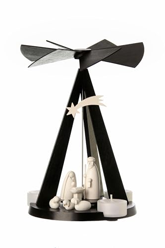 Rudolphs Schatzkiste Teelichtpyramide Moderne Schwarze...